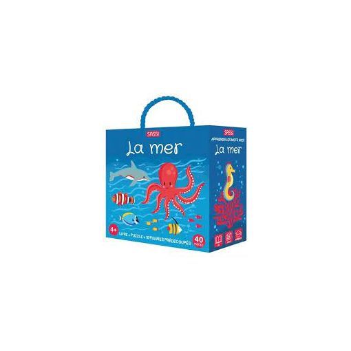 Puzzle 40p Q-Box La Mer Sassi Ikaipaka jeux & jouets Royan