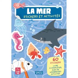 Livre Stickers et Activités La Mer Sassi Ikaipaka jeux & jouets