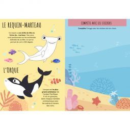 Livre Stickers et Activités La Mer Sassi Ikaipaka jeux & jouets