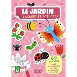 Livre Stickers et Activités Le Jardin Sassi Ikaipaka jeux &