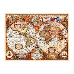 Puzzle 2000p Carte du Monde BlueBird Ikaipaka jeux & jouets