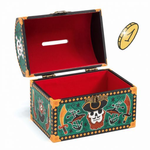 Tirelire Pirate Djeco Ikaipaka jeux & jouets Royan