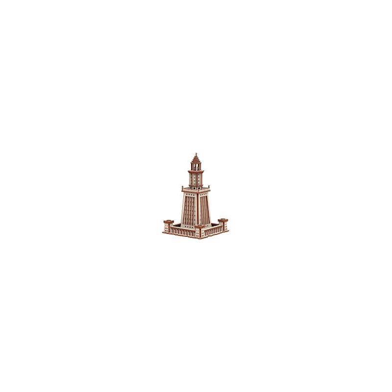 Maquette 3D Phare d'Alexandrie Mr Playwood Mr PlayWood Ikaipaka