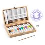 Coffret d'artiste 12 gouaches Djeco Ikaipaka jeux & jouets Royan