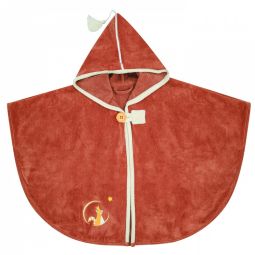 Cape de Bain Panda Roux Terracotta L'oiseau Bateau Ikaipaka