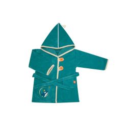 Peignoir de bain 4/6 ans Orque Océan L'oiseau Bateau Ikaipaka