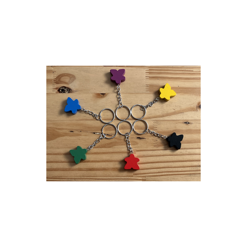 Porte clefs Meeple  Ikaipaka jeux & jouets Royan