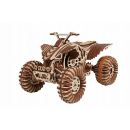 Maquette 3D en bois - Quad - 339pcs  Ikaipaka jeux & jouets