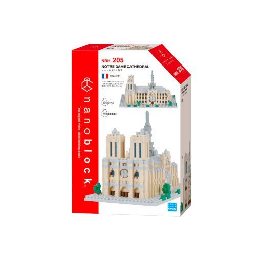 Nanoblock Notre Dame Cathédrale Paris nanoblock Ikaipaka jeux &