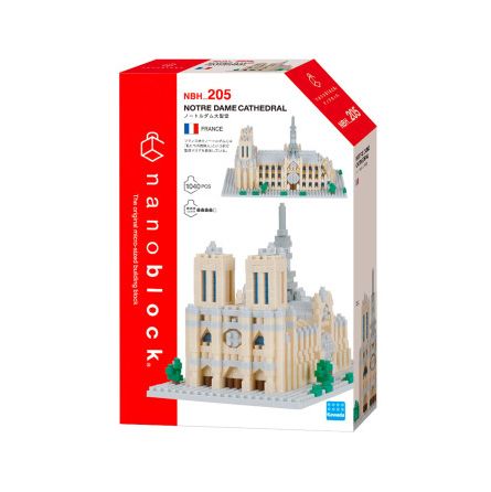 Nanoblock Notre Dame Cathédrale Paris nanoblock Ikaipaka jeux &