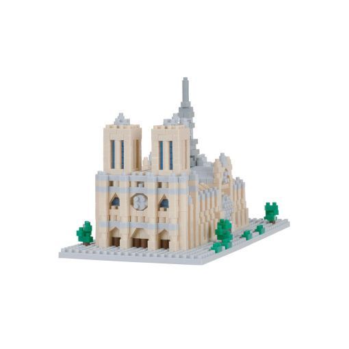 Nanoblock Notre Dame Cathédrale Paris nanoblock Ikaipaka jeux &