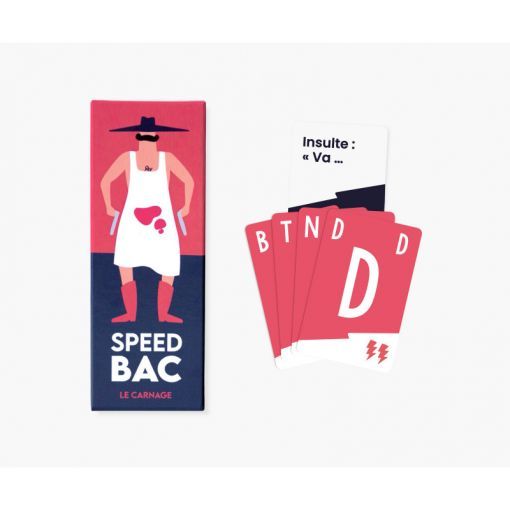 Speed Bac Rouge Le Carnage Pixie games Ikaipaka jeux & jouets