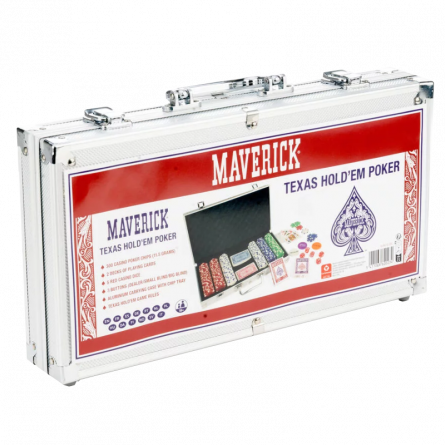 Poker Mallette Maverick 300 jetons 11.5g Pixie games Ikaipaka