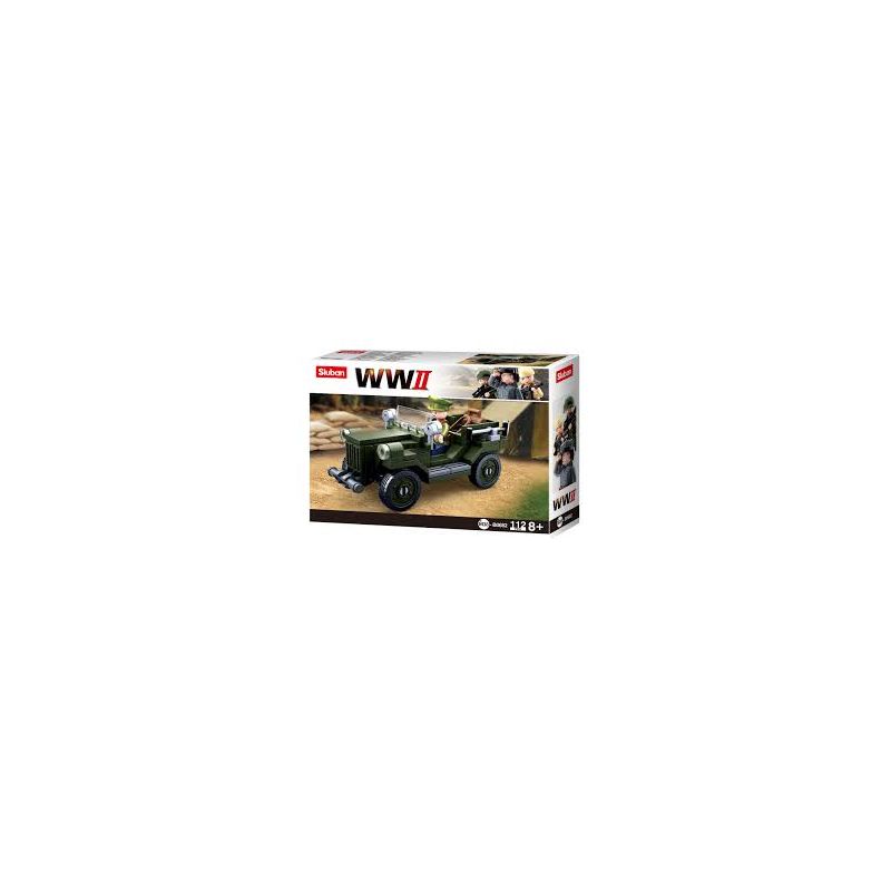 Allied Light Truck Jeep Sluban Sluban Ikaipaka jeux & jouets