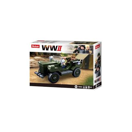 Allied Light Truck Jeep Sluban Sluban Ikaipaka jeux & jouets