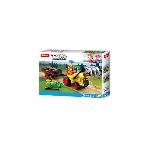 Tracteur et sa remorque Sluban Sluban Ikaipaka jeux & jouets
