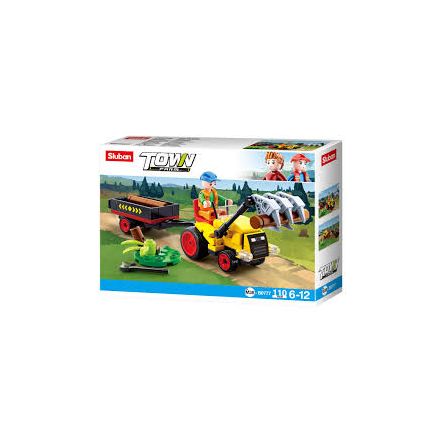 Tracteur et sa remorque Sluban Sluban Ikaipaka jeux & jouets
