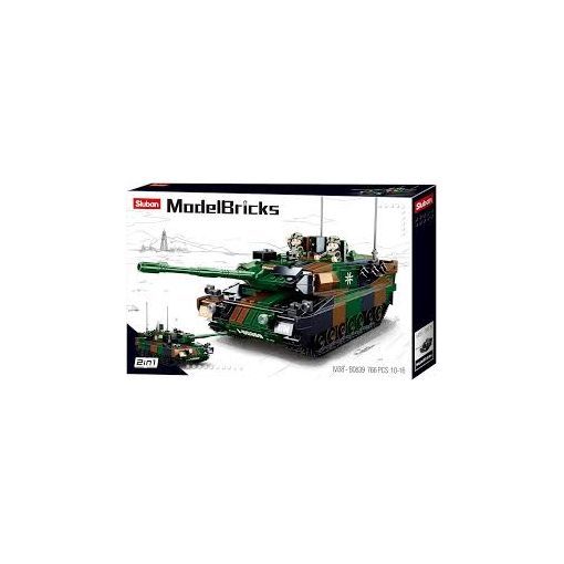 German Main Battle Tank Sluban Sluban Ikaipaka jeux & jouets
