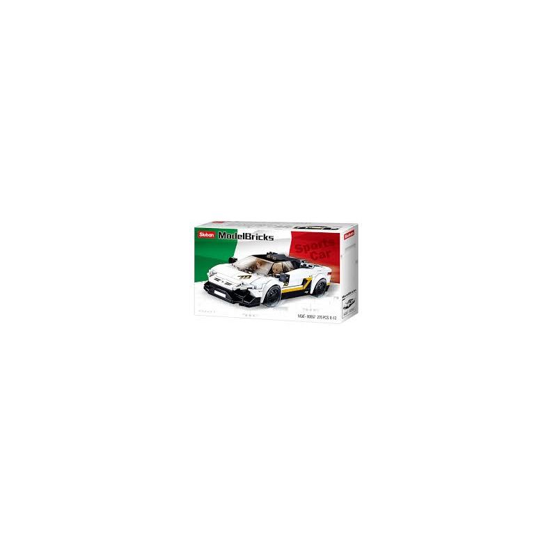 Voiture Italienne Blanche Sluban Sluban Ikaipaka jeux & jouets