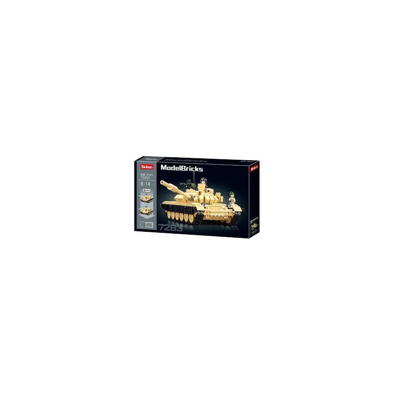 T-72B3 Main battle tank 2in1 Sluban Sluban Ikaipaka jeux &