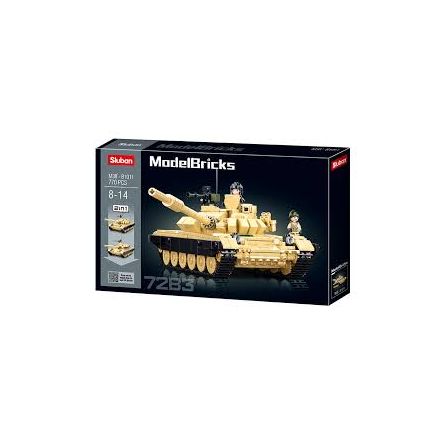 T-72B3 Main battle tank 2in1 Sluban Sluban Ikaipaka jeux &