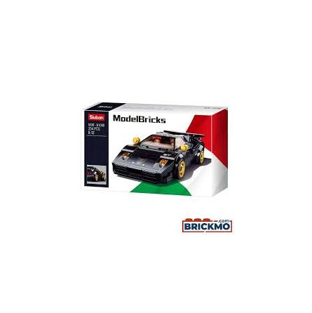 Sluban-Sport Car Noir Sluban Sluban Ikaipaka jeux & jouets Royan
