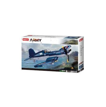 Sluban-Avion F4U Fighter Sluban Sluban Ikaipaka jeux & jouets
