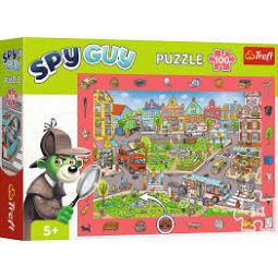 Puzzle 100p observation spy guy la ville  Ikaipaka jeux &