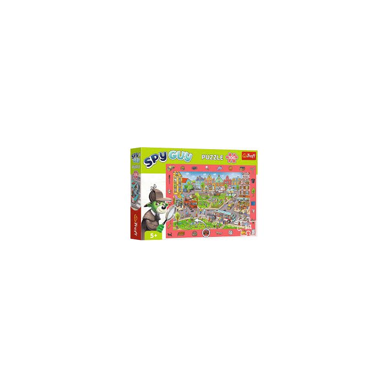 Puzzle 100p observation spy guy la ville  Ikaipaka jeux &