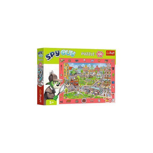 Puzzle 100p observation spy guy la ville  Ikaipaka jeux &