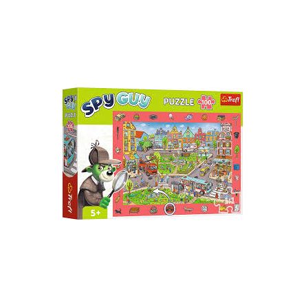 Puzzle 100p observation spy guy la ville  Ikaipaka jeux &