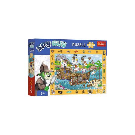 Puzzle 100p observation spy guy Navire des pirates  Ikaipaka