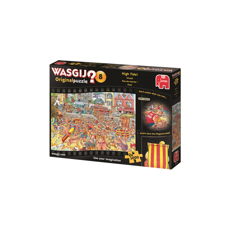 Puzzle 1000p Wasgij Retro Original 8 Raz de marée  Ikaipaka