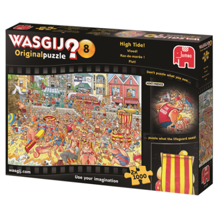 Puzzle 1000p Wasgij Retro Original 8 Raz de marée  Ikaipaka