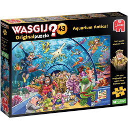 Puzzle 1000p Wasgij Original 43 ça sent le poisson!  Ikaipaka