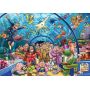 Puzzle 1000p Wasgij Original 43 ça sent le poisson!  Ikaipaka