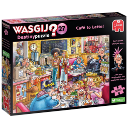 Puzzle 1000p Wasgij Destiny 27 Café to latte!  Ikaipaka jeux &