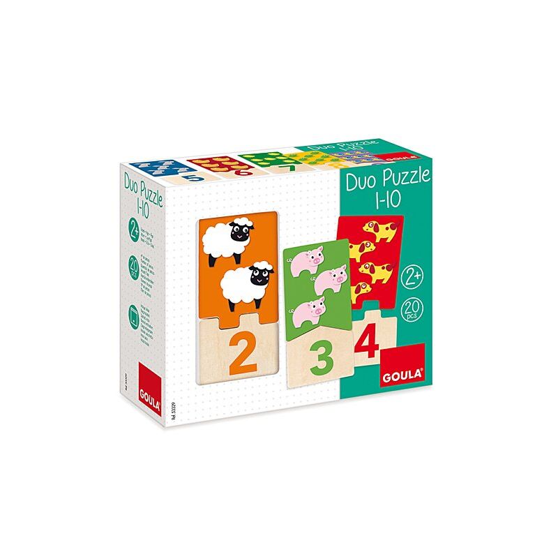Puzzle Duo 1 à 10 Goula Ikaipaka jeux & jouets Royan