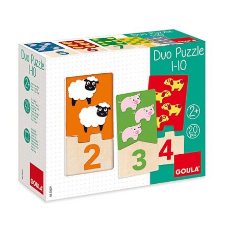 Puzzle Duo 1 à 10 Goula Ikaipaka jeux & jouets Royan