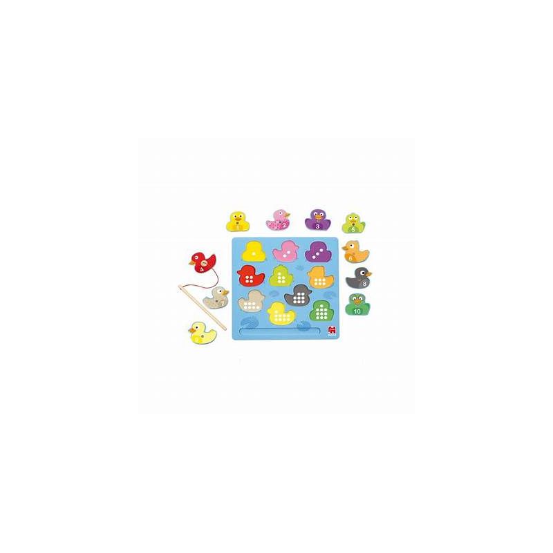 Puzzle Magnétique Pèche aux canards  Ikaipaka jeux & jouets