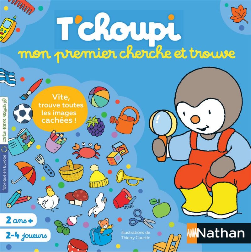 Mon premier Cherche et Trouve T'CHOUPI Nathan Ikaipaka jeux &