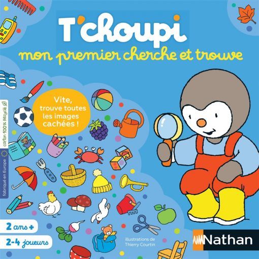 Mon premier Cherche et Trouve T'CHOUPI Nathan Ikaipaka jeux &