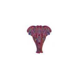 Puzzle en bois L’Éléphant Sauvage Créatif Puzzle Ikaipaka jeux