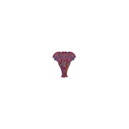 Puzzle en bois L’Éléphant Sauvage Créatif Puzzle Ikaipaka jeux