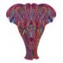 Puzzle en bois L’Éléphant Sauvage Créatif Puzzle Ikaipaka jeux