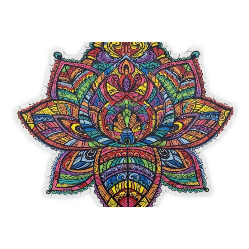 Puzzle en Bois Florissant Lotus Créatif Puzzle Ikaipaka jeux &