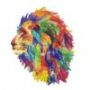 Puzzle en Bois Lion Mozaic Créatif Puzzle Ikaipaka jeux &