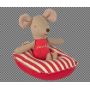 Maïleg "Bâteau pneumatique" pour petites souris Rouge Maileg