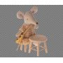 Maïleg Table + chaise bouton Souris Maileg Ikaipaka jeux &