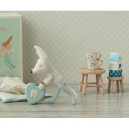 Maïleg Table + chaise bouton Souris Maileg Ikaipaka jeux &